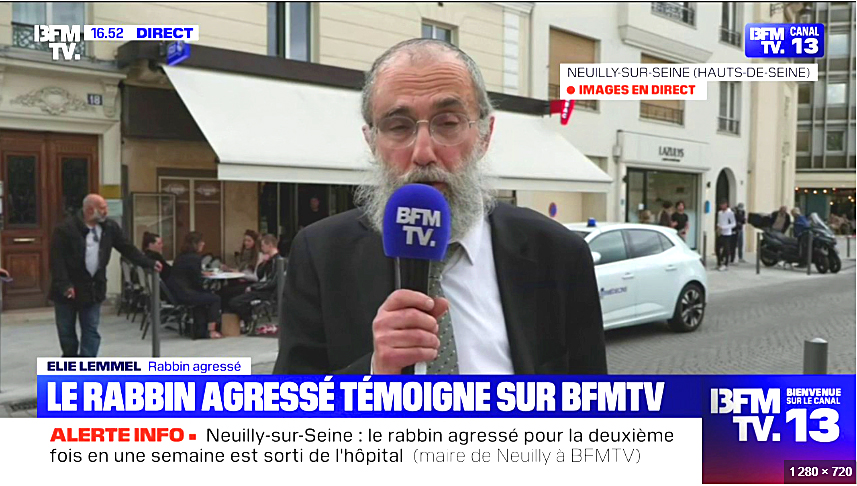 Aprés la double agression du Rav Lemel : Dov Maimon sur&nbsp;BFM